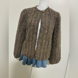 Vintage Donn Kenny pretty multicoloured cardigan, 12 
knitwear, lambs wool 💘